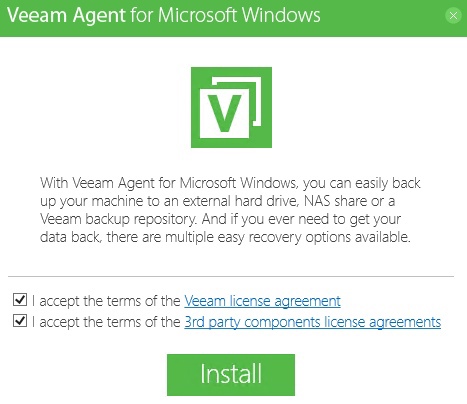 Как создать резервную копию сервера Windows с помощью Veeam Backup Agent